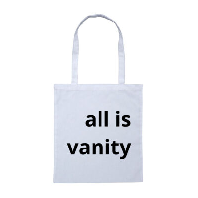 Black text on white - Tote Bag Thumbnail