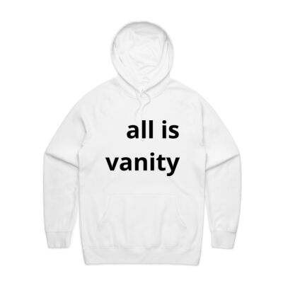 Black text on white - Unisex Supply Hood Thumbnail